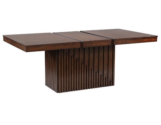 Briarwood Rectangular Dining Table With 18″ Removable Extension Leaf Mango Oak