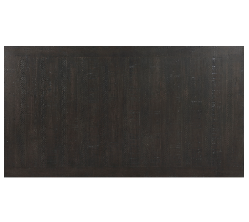 Elliston Rectangular Counter Height Dining Table With Storage Shelves Dark Grey