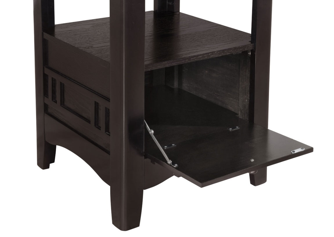 Lavon Oval Counter Height Table Espresso