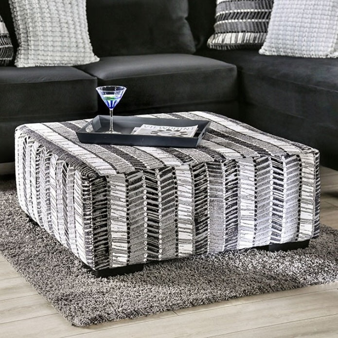 Modbury Microfiber Ottoman