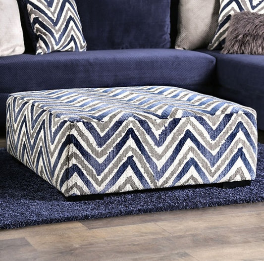 Griswold Transitional Microfiber Ottoman
