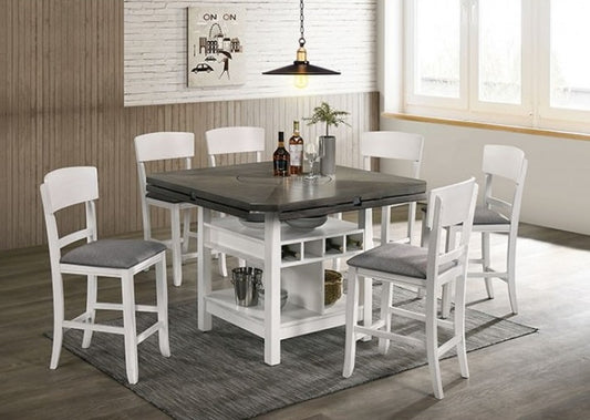 Stacie Counter Height Dining Set with Drop Leaves