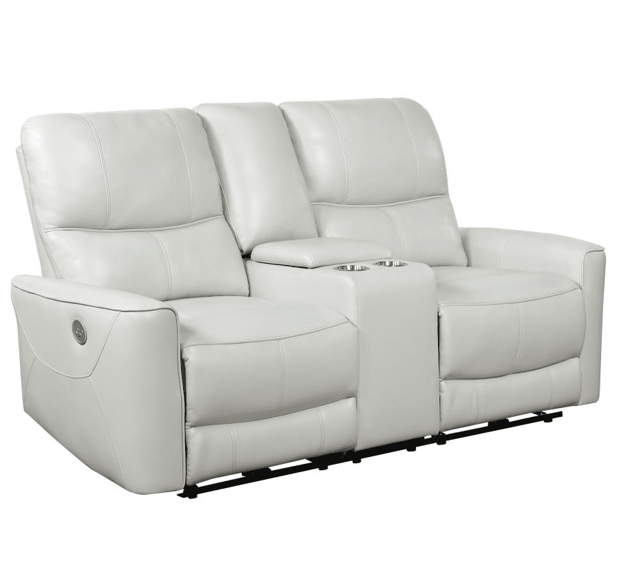 Greenfield Upholstered Power Reclining Sofa Ivory