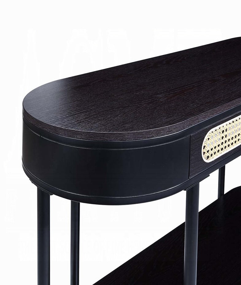 ACME Colson Sofa Table - Black & Natural