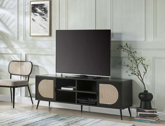 ACME Colson TV Stand - Black & Natural