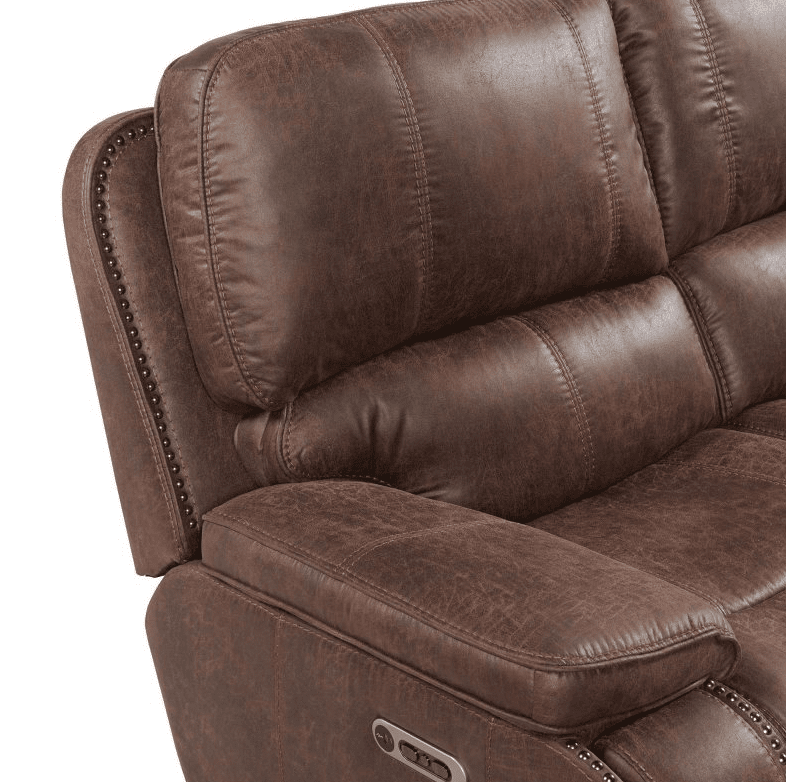 Atlantis Heritage Brown Power Motion Sofa