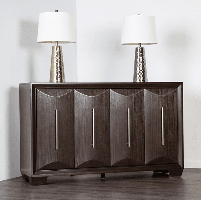 Hinwitz Transitional Solid Wood Dining Server