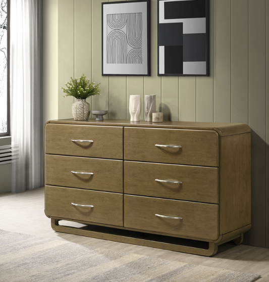 Amsbury 6-Drawer Dresser, Nutmeg