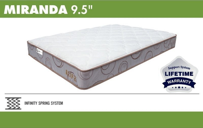 Betty Twin Over Twin Wooden Bunk Bed + 2 Mattresses