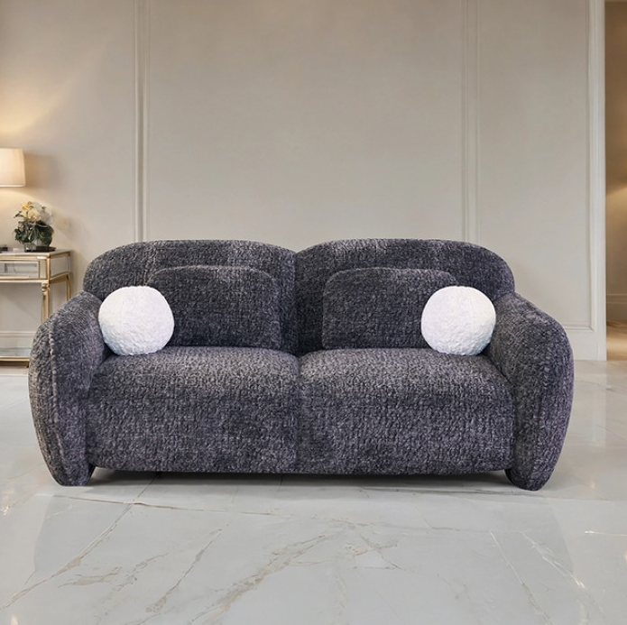 Previti Contemporary Sofa – Dark Gray