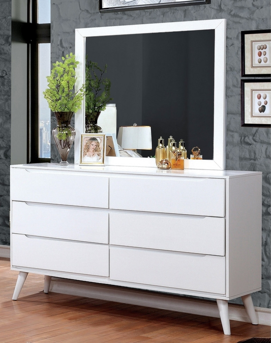 Lennart Finish Mid-Century Modern Dresser 4 Colors