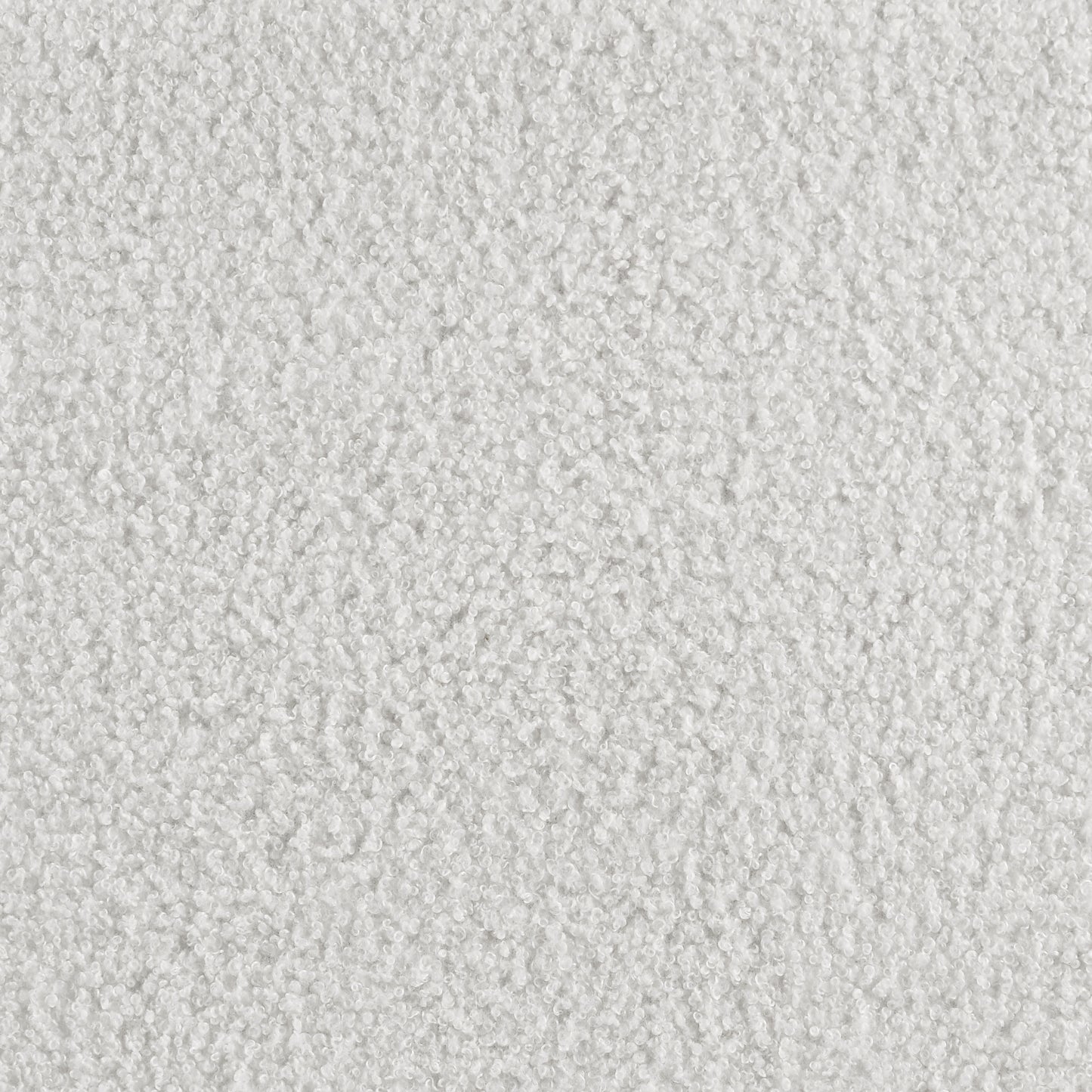 Alamosa Modern White Boucle Wingback Queen Platform Bed