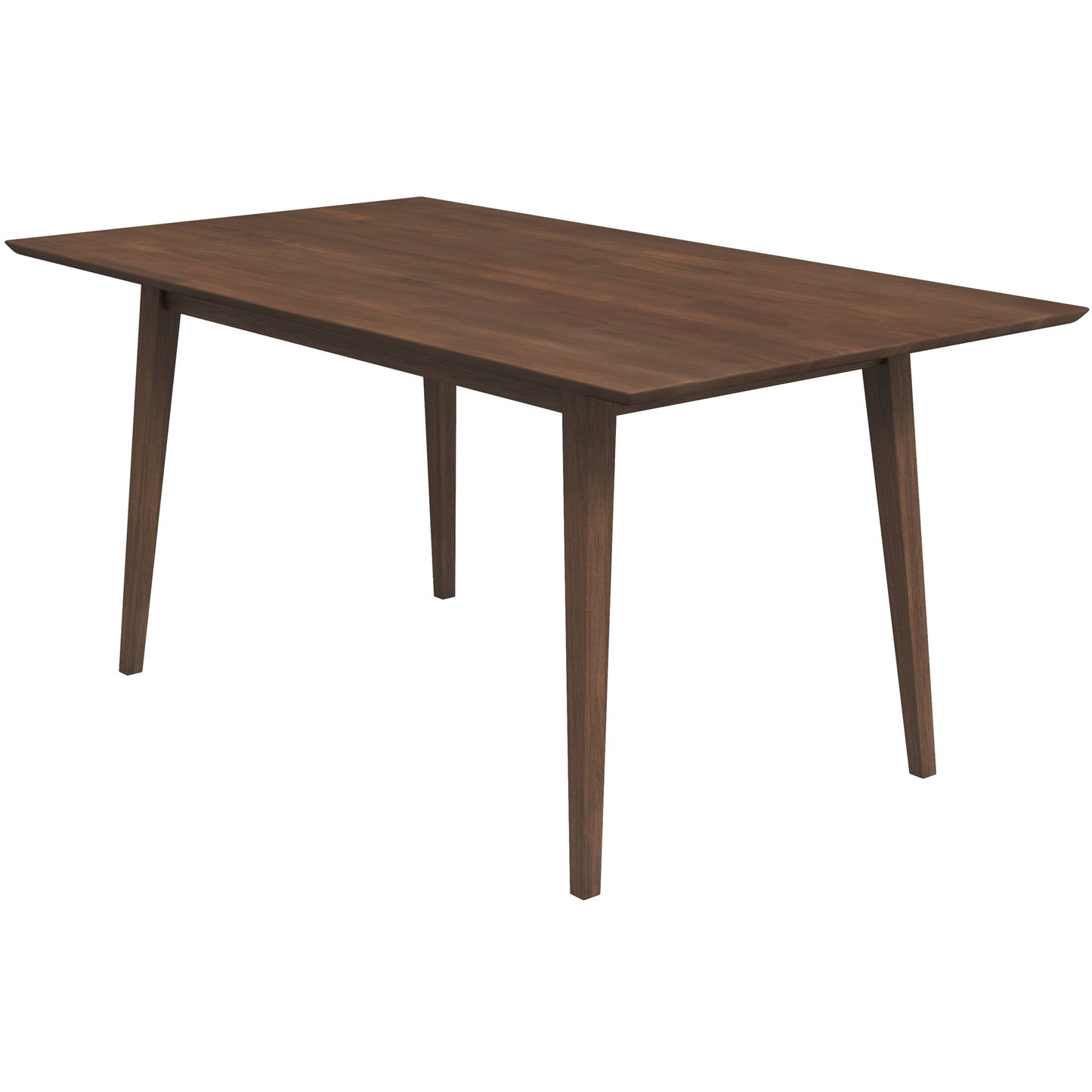 Mary Modern Style Solid Wood Rectangular Dining Kitchen Table - detail view 4