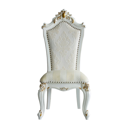 Butterscotch and Antique Pearl Side Chairs Set of 2