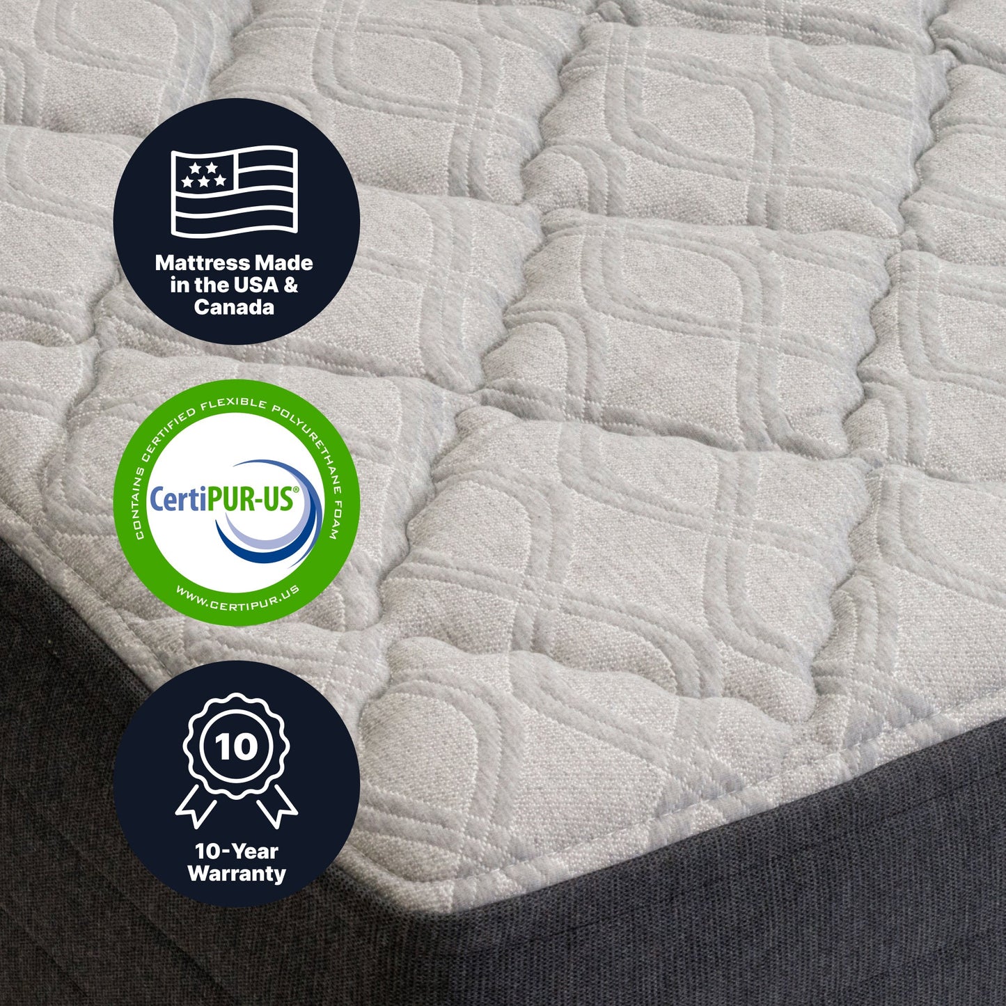 GhostBed 12" Hybrid Mattress - Queen