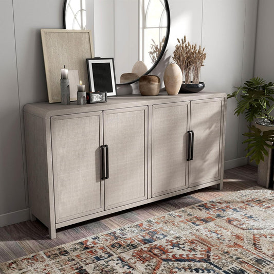 Belize 4 Door Cabinet - Gray