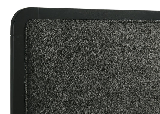 Cavelle 51" Mid-Century Modern Upholstered Queen Bed