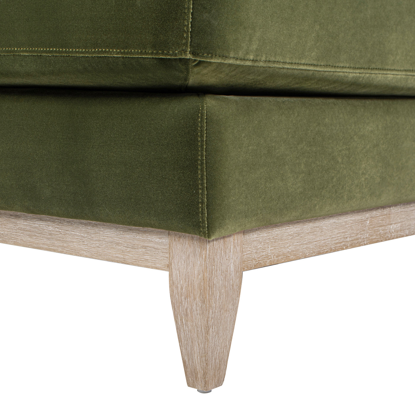 Pasadena Modern Farmhouse Chaise Lounge Chair - Green - detail view 8