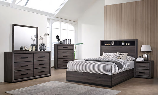 Conwy 5-Piece King Bedroom Set – Gray