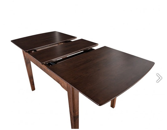 Croglio 5-Piece Mid-Century Modern Dining Set – Walnut