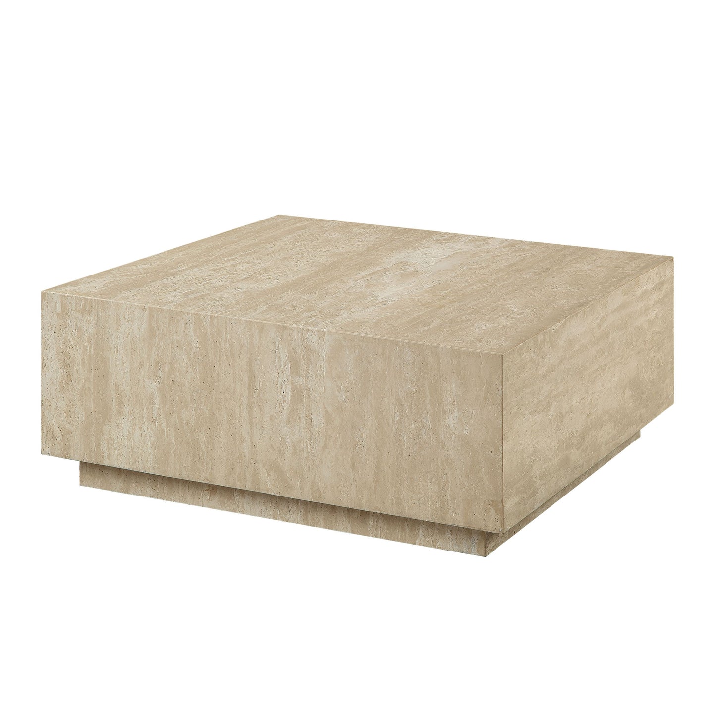 Deon Beige Travertine Coffee Table