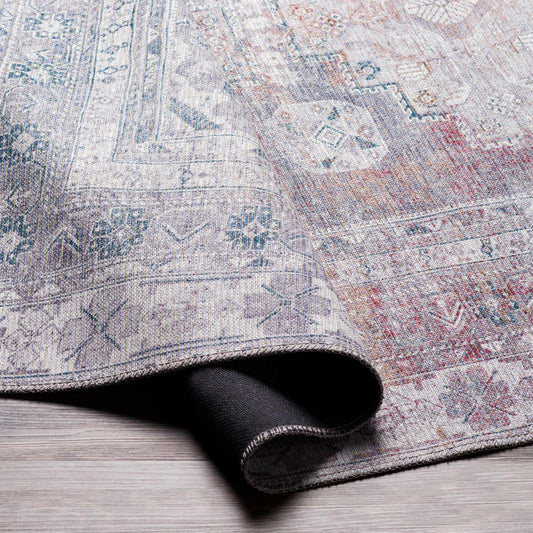 Baltinglass Gray Washable Rug - Promo