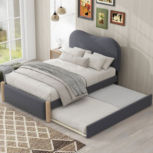 Elton Berber Fleece Daybed with Trundle 2 Colors