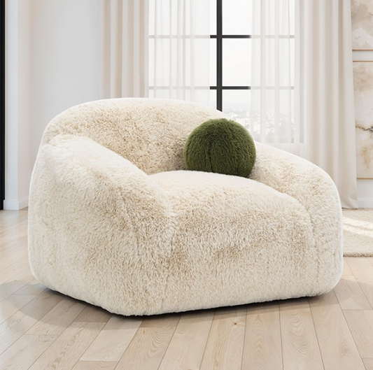 Darwen Contemporary Faux Fur Collection - Beige
