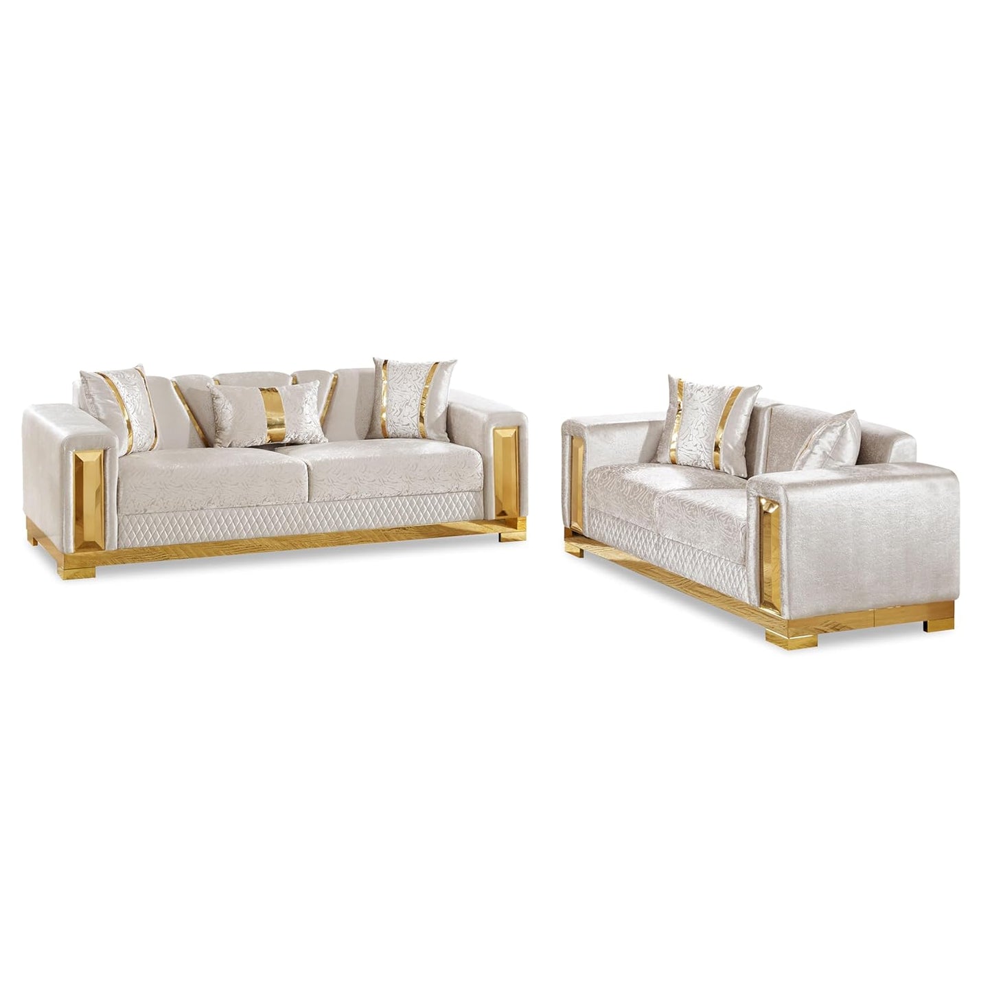 Valdosta Collection – Glamorous Elegance & Modern Luxury - White