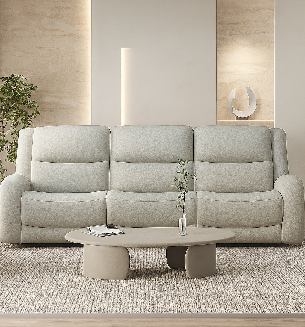 Giraldus Transitional Reclining Sofa & Loveseat Set – Beige