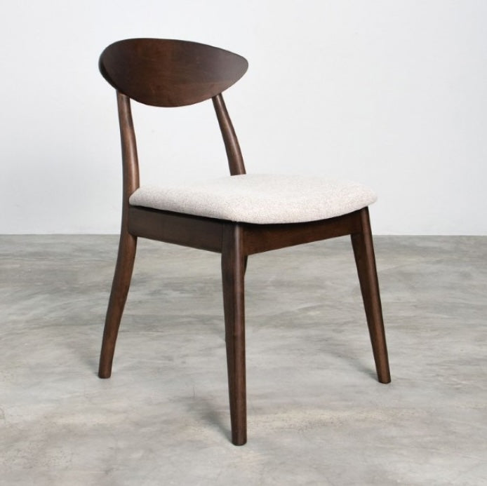 Croglio 5-Piece Mid-Century Modern Dining Set – Walnut