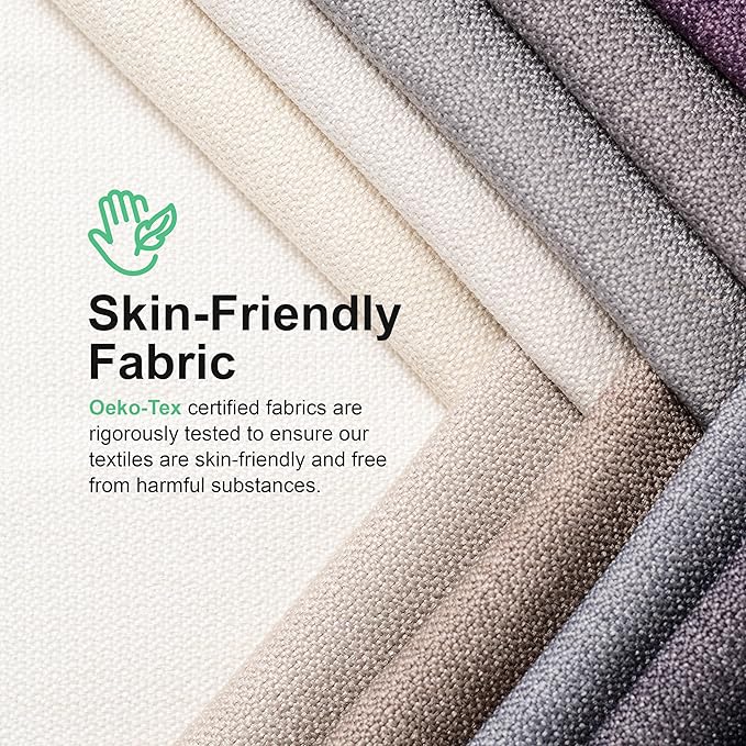 Elverum Modern Bouclé Sofa & Loveseat Set with Wooden Legs – Off-White