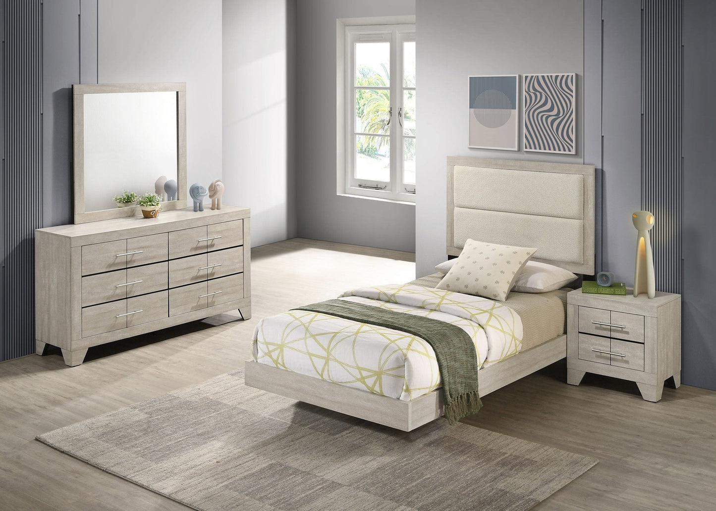 Trenton 54: Rustic Bedroom Collection, Cream