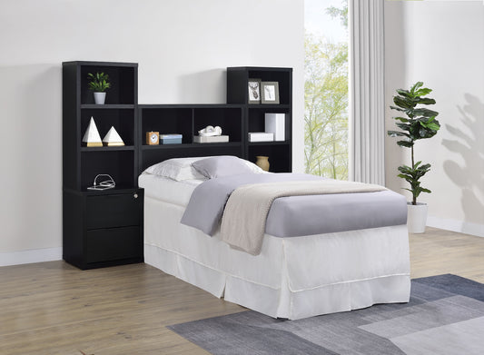 Westpark 3-Piece Bookcase Bedroom Set – Twin