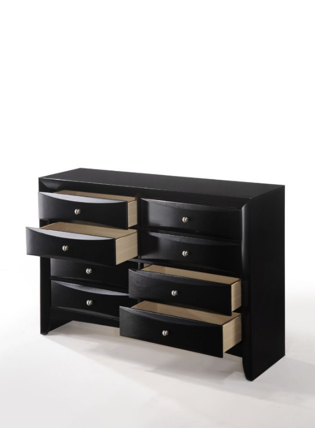 Ireland 8-Drawer Dresser in Black - ACME 04165