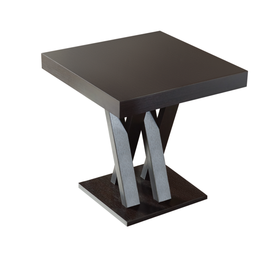 Lampton Cappuccino Finish Square Counter Height Table