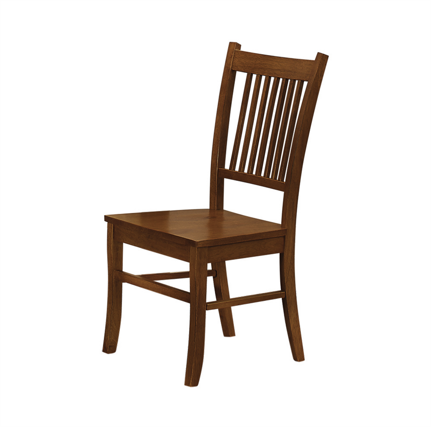 Marbrisa Slat Back Side Chairs Sienna Brown Set Of 2