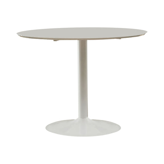Lowry Reto Style Round White Table