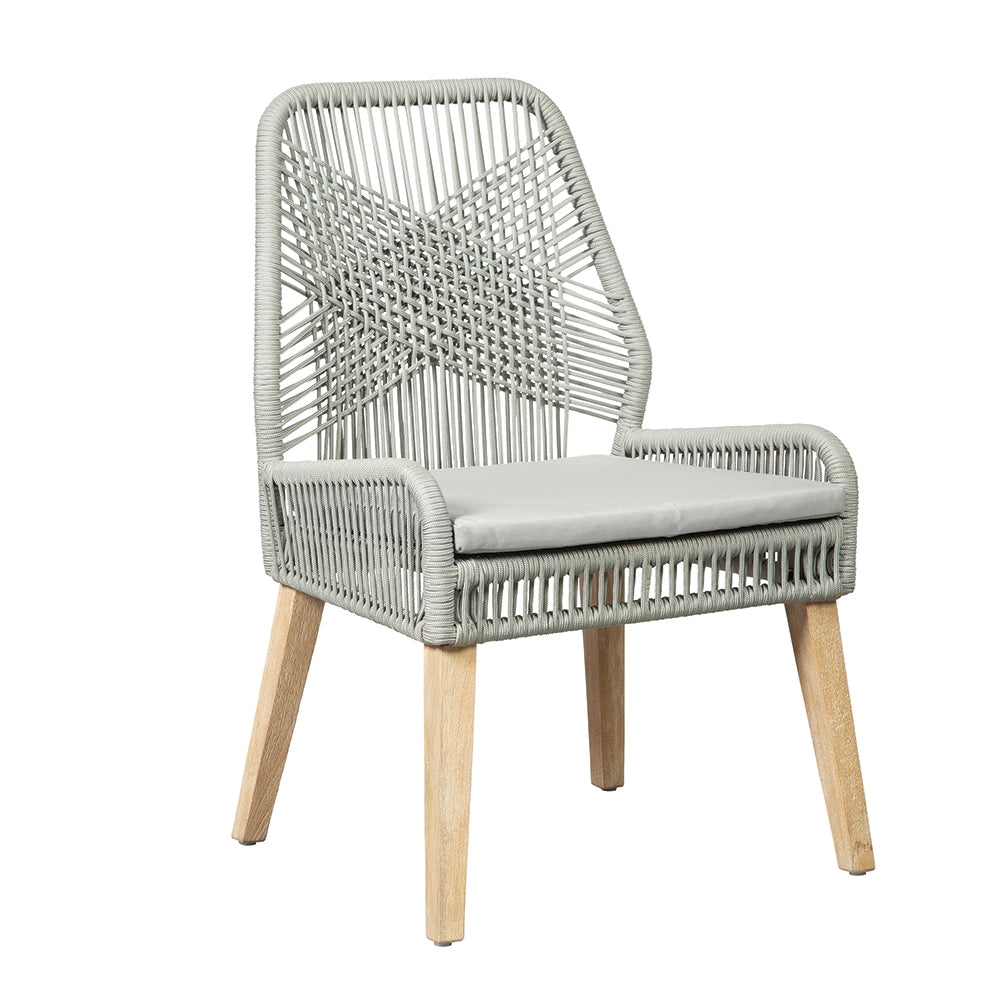 Sundance Grey & Natural Mango Side Chair Set of 2