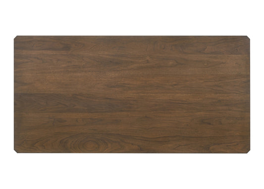 Wethersfield Transitional 7 Piece Dining Set in Weathered Walnut