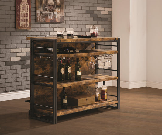 Errant Antique Nutmeg Industrial Bar Unit