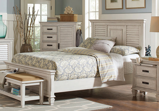 Florian Traditional Tufted King Bed