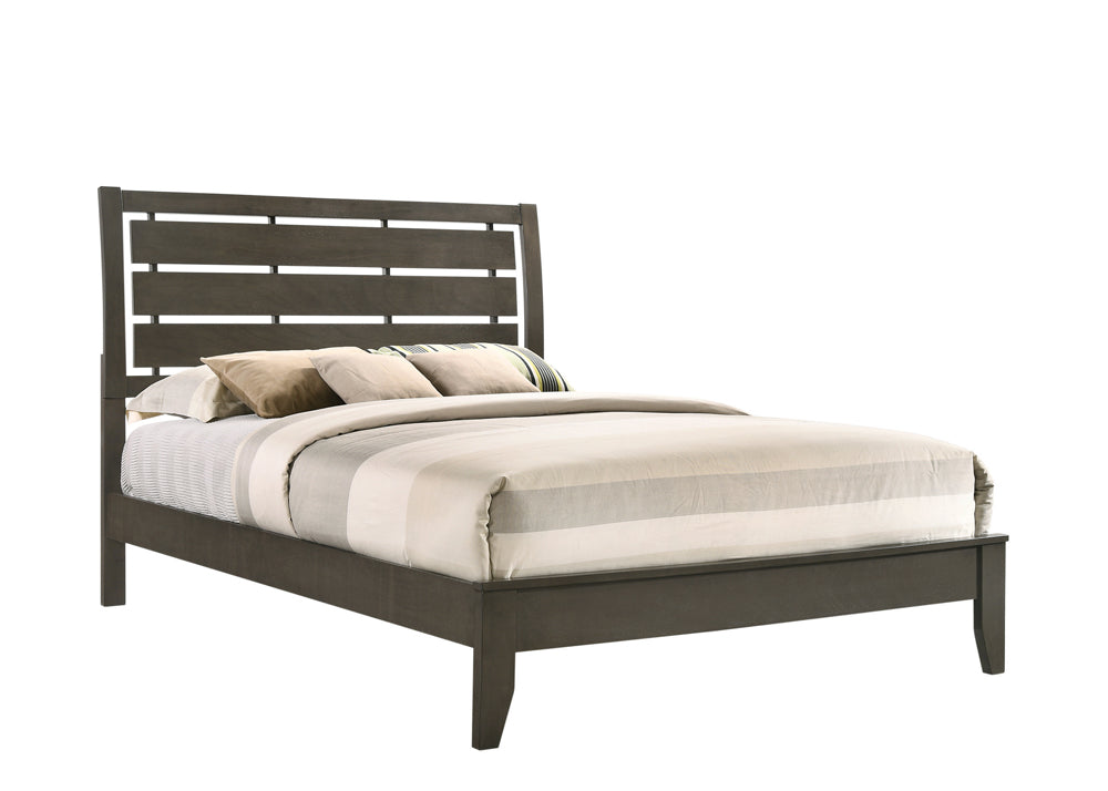 Peace II Transitional Gray Full Bed