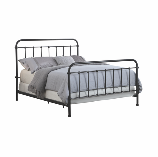 Livingston Dark Bronze Queen Size Metal Bed