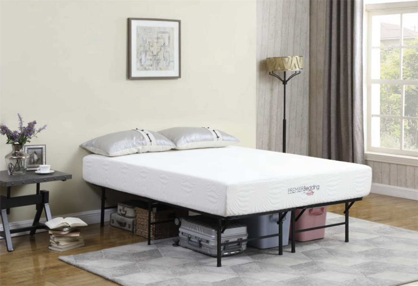 Waldin Folding Platform Bed Frame - King Size