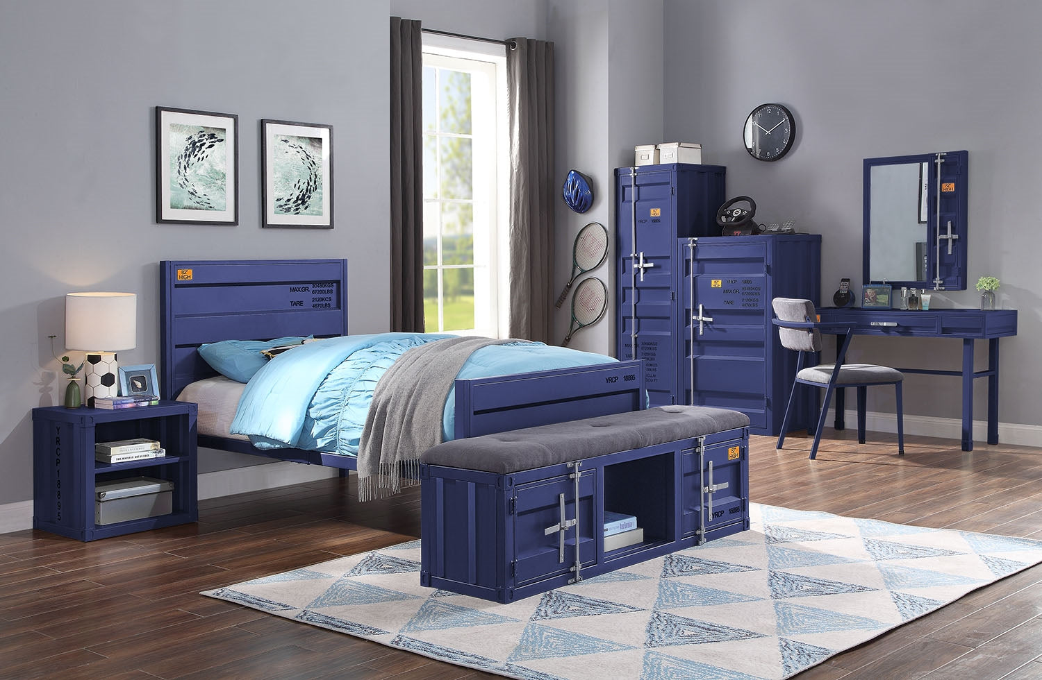 Cargo Container Theme Twin Bed - ACME 35930