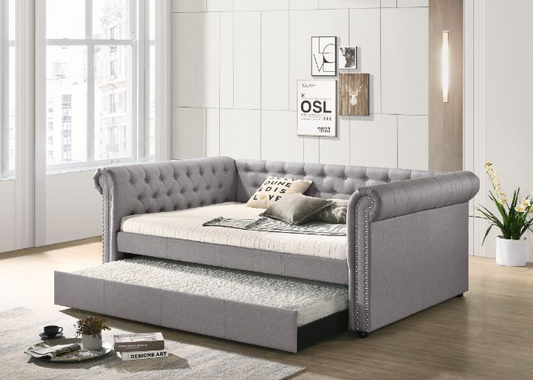 ACME 39435 Justice Full Size Chesterfield Style Daybed & Trundle Set