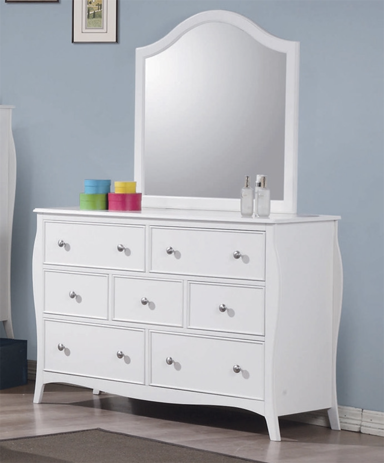 Coaster Dominique White Dresser Coaster Dominique White Dresser
