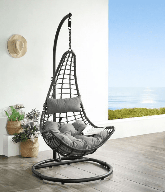 ACME Patio Hanging Chair with Stand - 45105