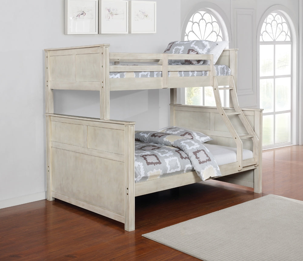 Montrose Twin over Full Bunk Bed in Antique White